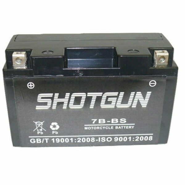Batteryjack Shotgun YT7B - BS Equivalent AGM Maintenance Free Battery 7B-BS-SHOTGUN